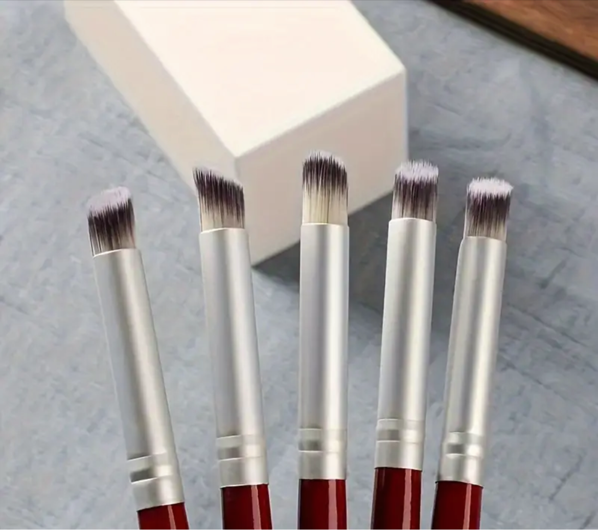 Nail Art Pigment Application Brush