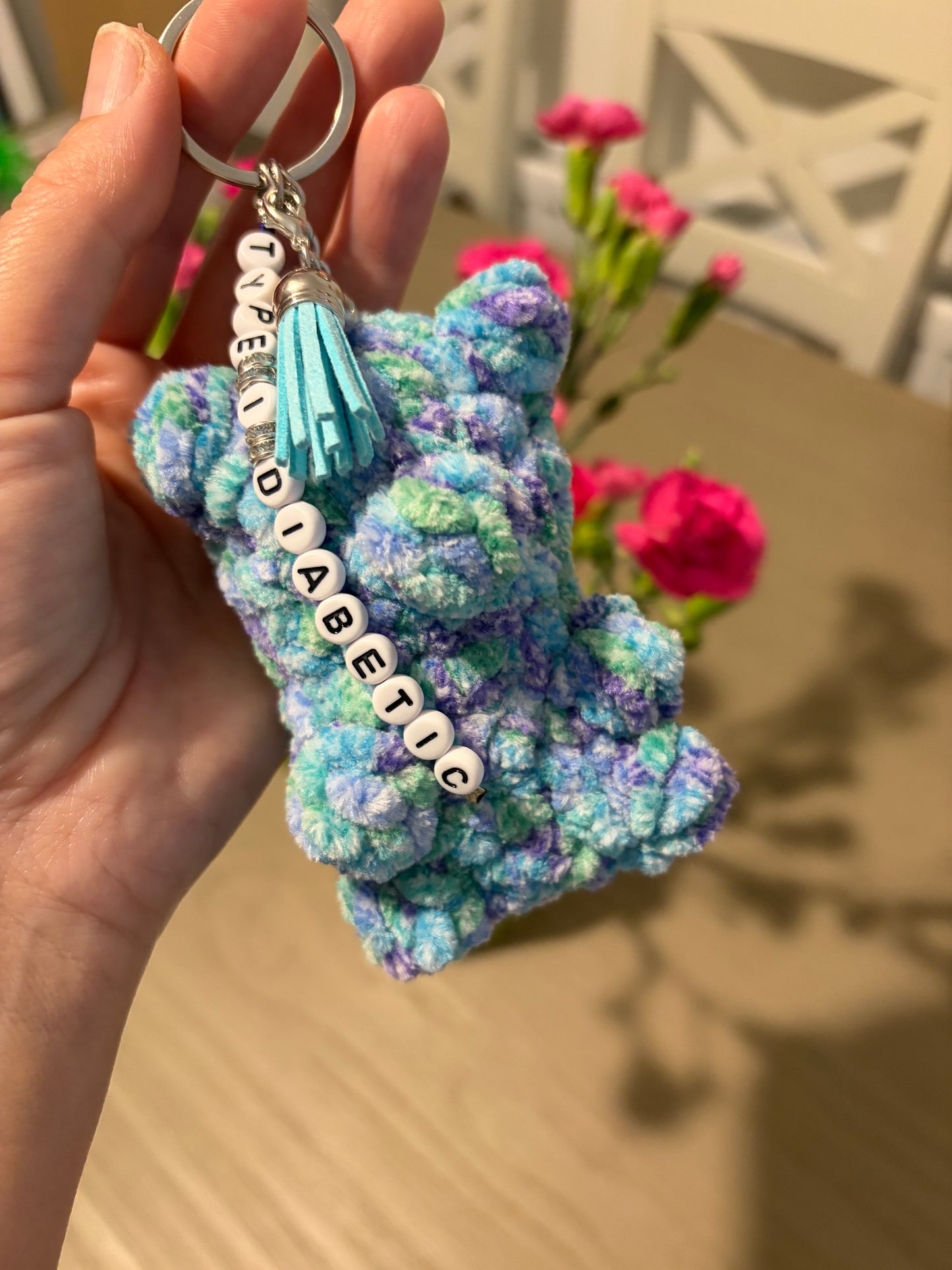T1D Gummy Bear Awareness Keyring