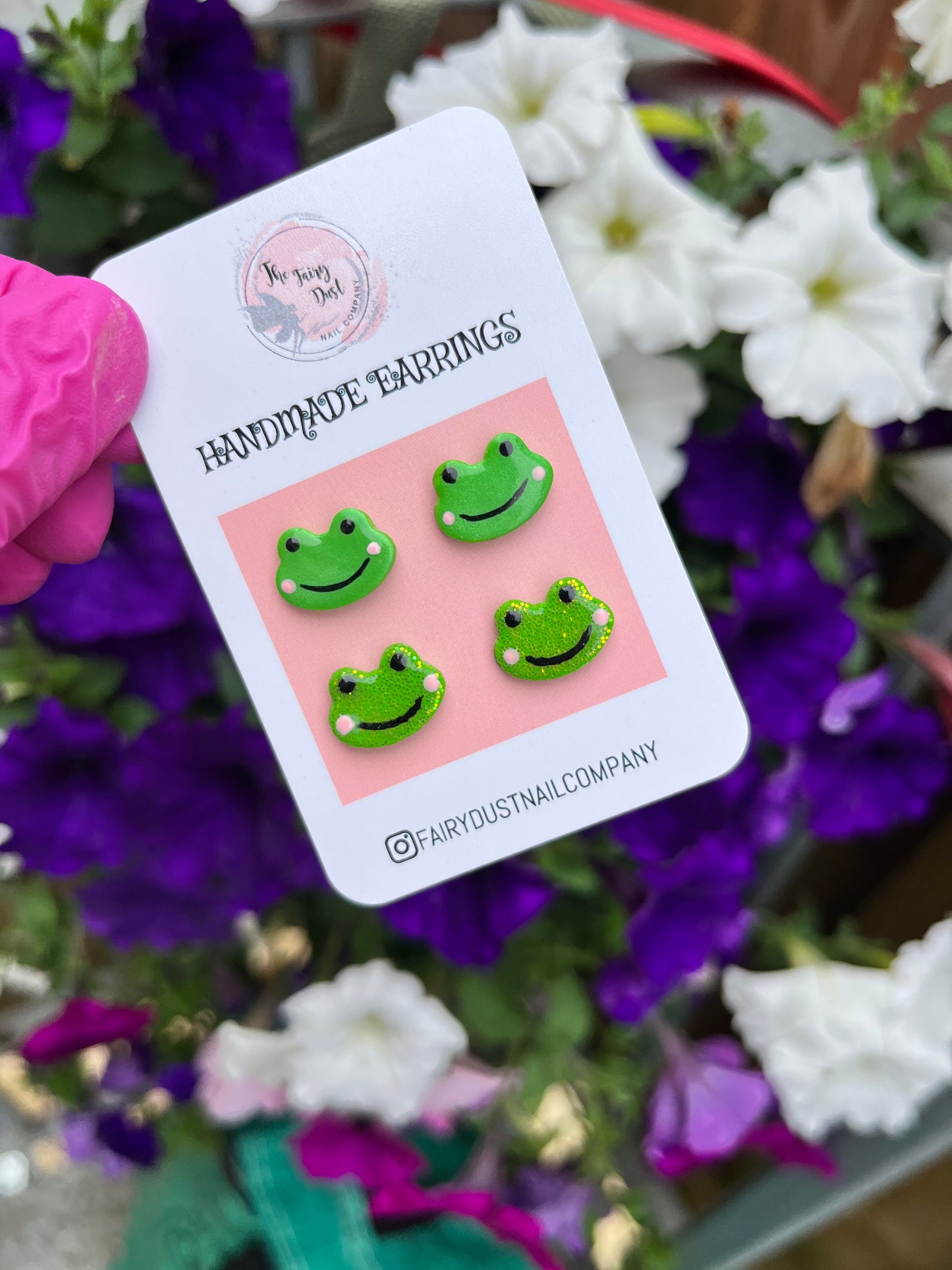 Froggy Friends Stud Earrings 2 Pack