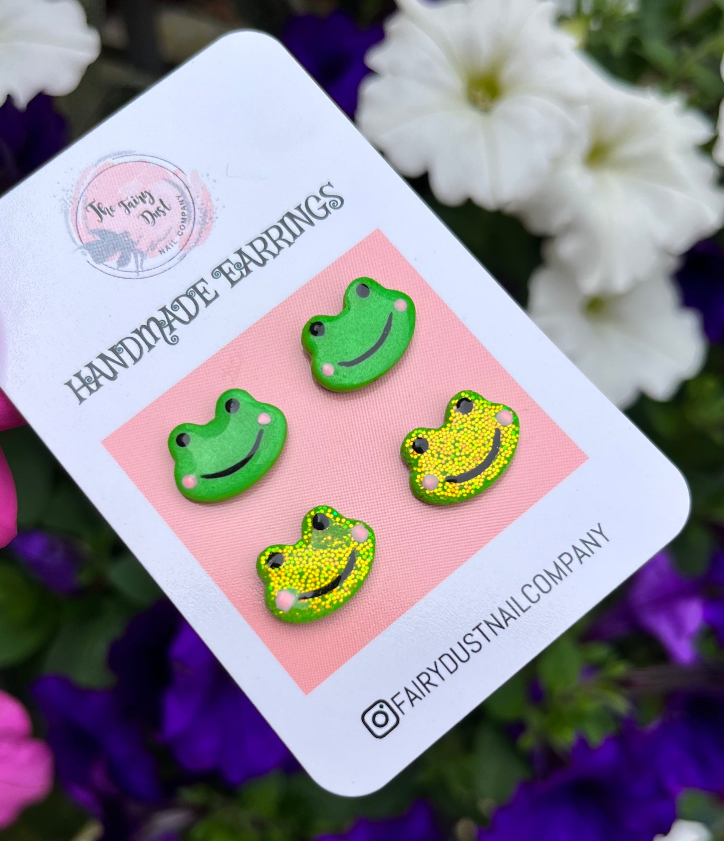 Froggy Friends Stud Earrings 2 Pack