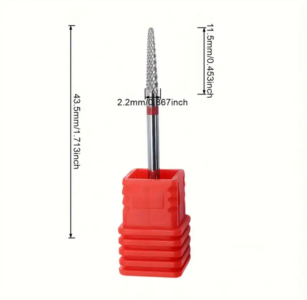 1pc Tungsten Steel Carbide Nail Drill Bit