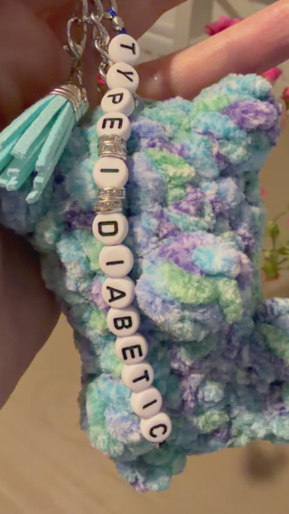 T1D Gummy Bear Awareness Keyring